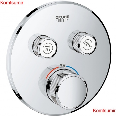 Смеситель для душа Grohe Grohtherm SmartControl  с термостатом, Хром (29119000) Смеситель для душа Grohe Grohtherm SmartControl  с термостатом, Хром (29119000)