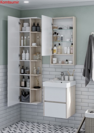 Зеркало-шкаф AQUATON Сканди 45 дуб верона (1A252002SDB20) Зеркало-шкаф AQUATON Сканди 45 дуб верона (1A252002SDB20)