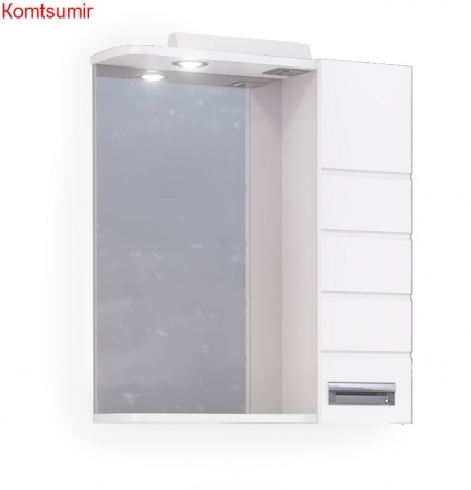 ЗЕРКАЛО-ШКАФ KUB 60 БЕЛЫЙ С ПОДСВЕТКОЙ ЗЕРКАЛО-ШКАФ KUB 60 БЕЛЫЙ С ПОДСВЕТКОЙ