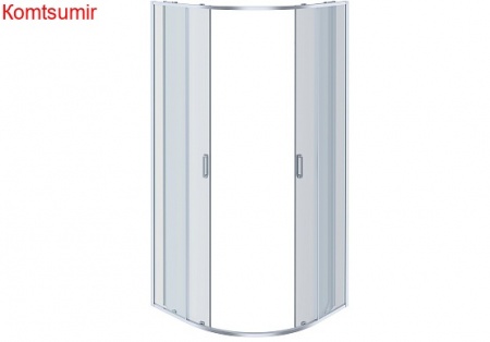 Aquatek Душевой уголок 1/4 круга, двери раздвижные 200х100x100, хром Aquatek Душевой уголок 1/4 круга, двери раздвижные 200х100x100, хром