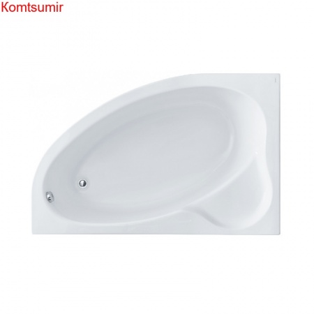 Ванна акриловая асимметричная Santek Эдера 170х100, левосторонняя, белая Ванна акриловая асимметричная Santek Эдера 170х100, левосторонняя, белая