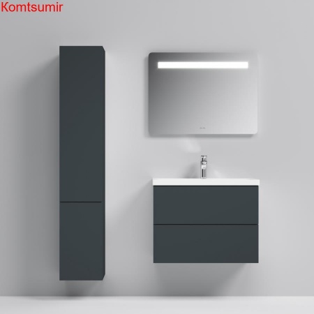 M90CHR0306GM GEM, шкаф-колонна, подвесной, правый, 30 см, двери, push-to-open, графит матовый M90CHR0306GM GEM, шкаф-колонна, подвесной, правый, 30 см, двери, push-to-open, графит матовый