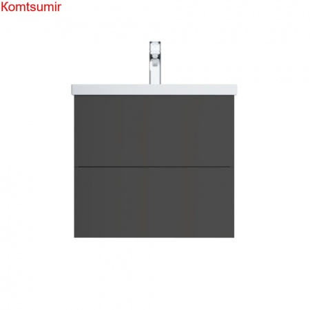 M90FHX06022GM GEM, База под раковину, подвесная, 60 см, 2 ящика push-to-open, графит матовый M90FHX06022GM GEM, База под раковину, подвесная, 60 см, 2 ящика push-to-open, графит матовый