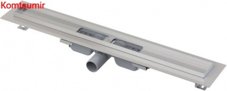 Душевой лоток AlcaPlast APZ101 950 с опорами серый, выпуск боковой Душевой лоток AlcaPlast APZ101 950 с опорами серый, выпуск боковой