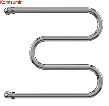 М-обр AISI 25 500х600 Полотенцесушитель  TERMINUS М-обр AISI 25 500х600 Полотенцесушитель  TERMINUS