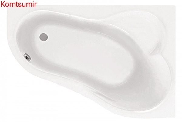 Ванна акриловая Santek Ибица 150х100, правая, белая Ванна акриловая Santek Ибица 150х100, правая, белая