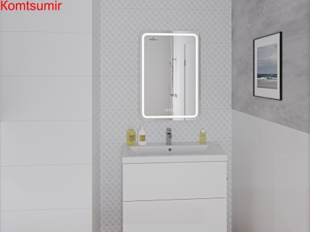 Зеркало: LED 051 pro 55*80, с подсветкой, антизапотевание, ф-ция звонка, Сорт1 Зеркало: LED 051 pro 55*80, с подсветкой, антизапотевание, ф-ция звонка, Сорт1