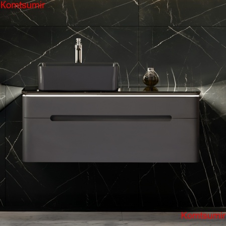 Тумба Shine 100 подвесная антрацит Тумба Shine 100 подвесная антрацит