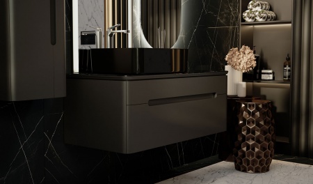 Тумба Shine 100 подвесная антрацит Тумба Shine 100 подвесная антрацит