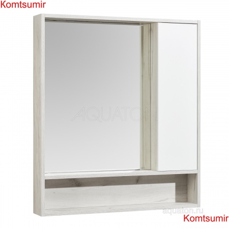 Зеркало-шкаф AQUATON Флай 80 дуб крафт (1A237702FAX10) Зеркало-шкаф AQUATON Флай 80 дуб крафт (1A237702FAX10)