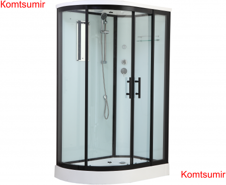 Timo Standart T-6602 Black R душевая кабина (120*85*220), шт Timo Standart T-6602 Black R душевая кабина (120*85*220), шт