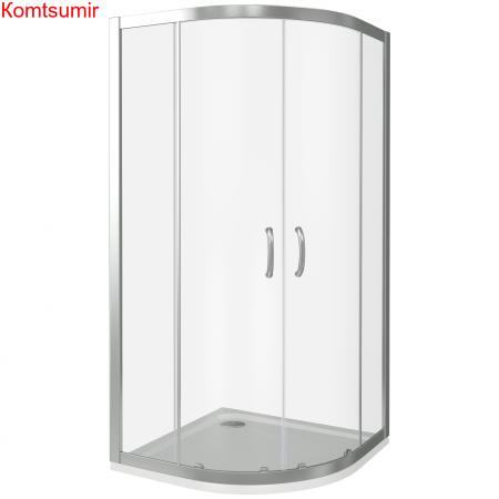 Душевой уголок поддон отдельно 80х80 угловой (четверть круга) Good Door Infinity R-80-C-CH ИН00002 Душевой уголок поддон отдельно 80х80 угловой (четверть круга) Good Door Infinity R-80-C-CH ИН00002