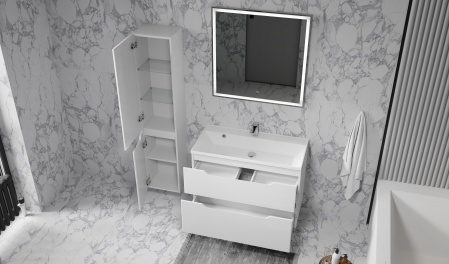 Тумба Wector 90 подвесная белая Тумба Wector 90 подвесная белая