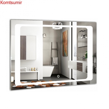 Зеркало AZARIO Фортуна 800*600, LED-подсветка, сенсорный выключатель Зеркало AZARIO Фортуна 800*600, LED-подсветка, сенсорный выключатель