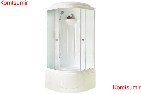 Душевая кабина RB 90BK1-M (матовое) 90x90x217 Душевая кабина RB 90BK1-M (матовое) 90x90x217