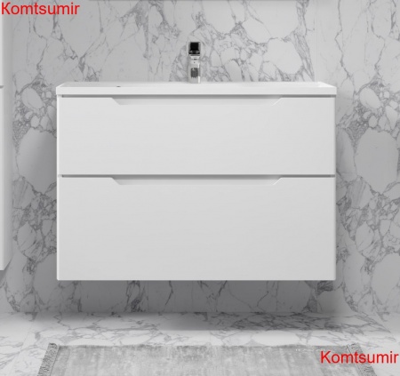 Тумба Wector 90 подвесная белая Тумба Wector 90 подвесная белая