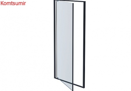 Aquatek Душевая дверь, распашная 200х100, черный матовый Aquatek Душевая дверь, распашная 200х100, черный матовый