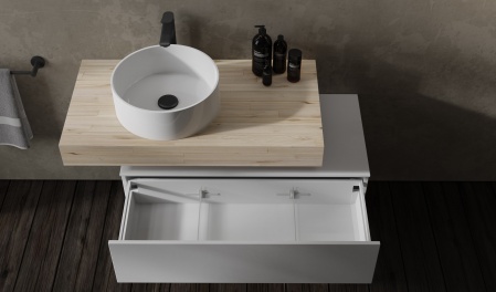 Тумба Modulare 100 подвесная Белая Тумба Modulare 100 подвесная Белая