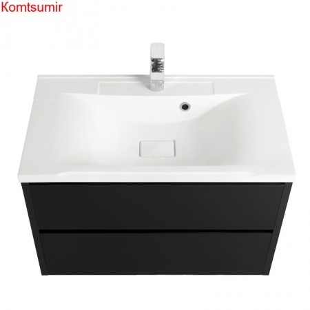 Тумба под раковину AQUATON Римини 80 подвесная, черный глянец (1A226701RN950) Тумба под раковину AQUATON Римини 80 подвесная, черный глянец (1A226701RN950)