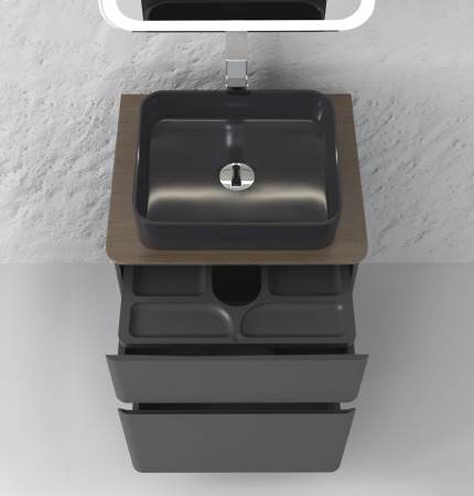 Тумба Morelle 60 напольная Антрацит/Трюфель Тумба Morelle 60 напольная Антрацит/Трюфель