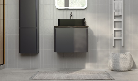 Тумба Morelle 60 подвесная Антрацит/Трюфель Тумба Morelle 60 подвесная Антрацит/Трюфель