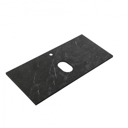 Столешница из керамогранита BelBagno KEP-100-MNO Marmo Nero Opaco Столешница из керамогранита BelBagno KEP-100-MNO Marmo Nero Opaco