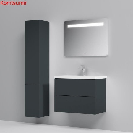 M90CHR0306GM GEM, шкаф-колонна, подвесной, правый, 30 см, двери, push-to-open, графит матовый M90CHR0306GM GEM, шкаф-колонна, подвесной, правый, 30 см, двери, push-to-open, графит матовый