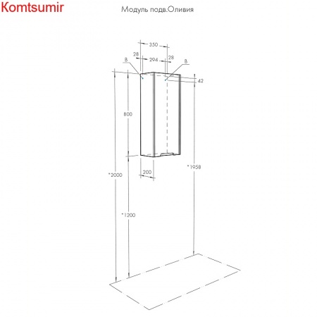 Шкаф подвесной Aquaton Оливия 35 R правый, цвет белый матовый (1A254703OL01R) Шкаф подвесной Aquaton Оливия 35 R правый, цвет белый матовый (1A254703OL01R)