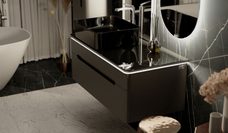 Тумба Shine 100 подвесная антрацит Тумба Shine 100 подвесная антрацит