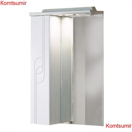 Зеркало-шкаф AQUATON ПАНДА-50 с подсветкой, левое, белое (1A007402PD01L) Зеркало-шкаф AQUATON ПАНДА-50 с подсветкой, левое, белое (1A007402PD01L)