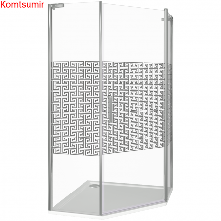 Душевой уголок поддон отдельно 90х90 угловой (пятиугольный) Good Door Fantasy PNT-90-F-CH ФА00002 Душевой уголок поддон отдельно 90х90 угловой (пятиугольный) Good Door Fantasy PNT-90-F-CH ФА00002