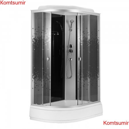 Душевая кабина Loranto 120x80x215 правая, поддон 25 см, 4 мм прозрачное стекло с рисунком "мозайка" (CS-1200-25ТМ/М R) Душевая кабина Loranto 120x80x215 правая, поддон 25 см, 4 мм прозрачное стекло с рисунком "мозайка" (CS-1200-25ТМ/М R)