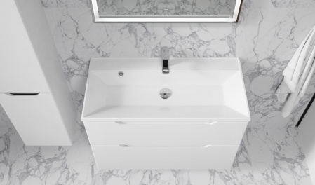 Тумба Wector 90 подвесная белая Тумба Wector 90 подвесная белая