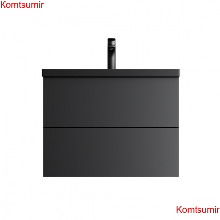 M90FHX07522BM GEM, База под раковину, подвесная, 75 см, 2 ящика push-to-open, цвет: черный матовый M90FHX07522BM GEM, База под раковину, подвесная, 75 см, 2 ящика push-to-open, цвет: черный матовый