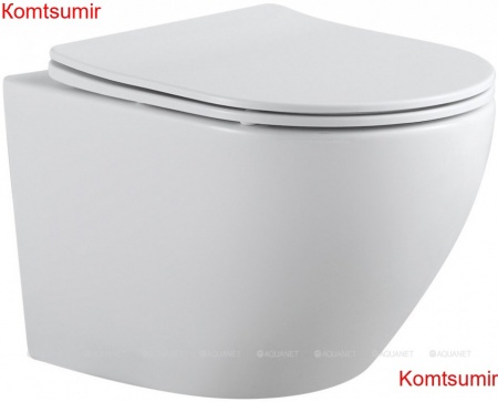 Унитаз подвесной Aquanet Rimless Cetus 2.0 W LX-1901 Унитаз подвесной Aquanet Rimless Cetus 2.0 W LX-1901