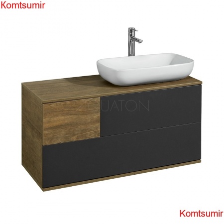 Тумба под раковину AQUATON Терра 105 подвесная, Дуб Кантри/Антрацит (1A246901TEKA0) Тумба под раковину AQUATON Терра 105 подвесная, Дуб Кантри/Антрацит (1A246901TEKA0)