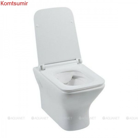 Унитаз подвесной Aquanet Rimless Cube-W CL-12248D Унитаз подвесной Aquanet Rimless Cube-W CL-12248D
