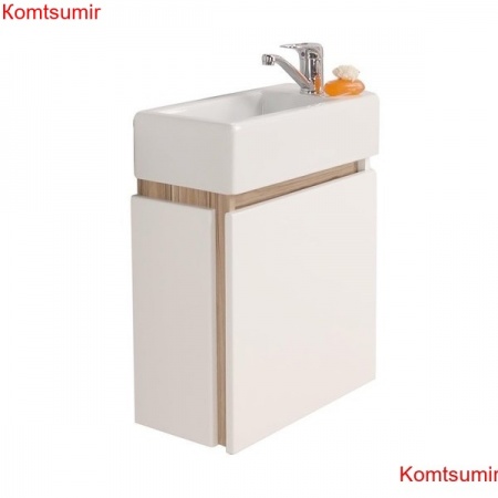 Тумба под раковину AQUATON Эклипс М46, левая, белая (1A172801EK49L) Тумба под раковину AQUATON Эклипс М46, левая, белая (1A172801EK49L)