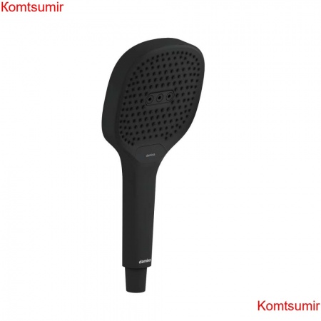 Damixa 940020300 Merkur ручной душ, квадрат 3 функции, черный Damixa 940020300 Merkur ручной душ, квадрат 3 функции, черный