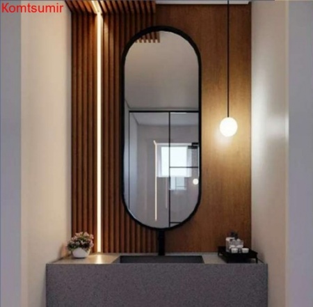 Зеркало AZARIO Виола-лофт 500*1000 без подсветки, рама пластик Зеркало AZARIO Виола-лофт 500*1000 без подсветки, рама пластик