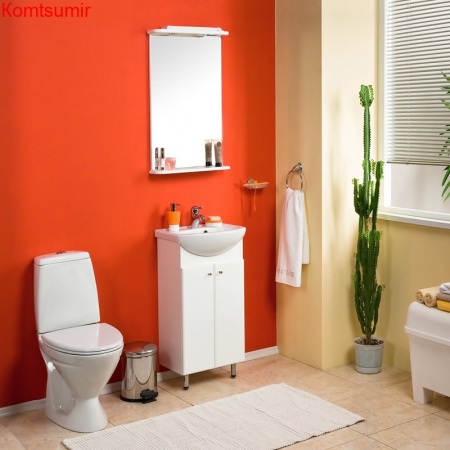 Тумба под раковину AQUATON Мира Н 45 напольная, белая (1A104401MR010) Тумба под раковину AQUATON Мира Н 45 напольная, белая (1A104401MR010)