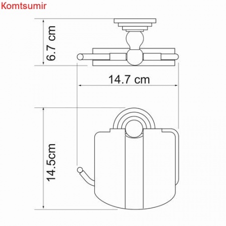 WasserKRAFT Isar K-7325 Держатель туалетной бумаги WasserKRAFT Isar K-7325 Держатель туалетной бумаги