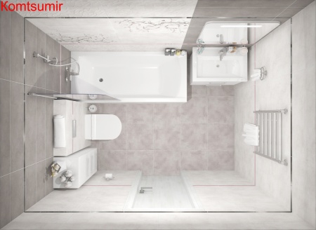 Коллекция Cersanit Haiku 750x250 мм Коллекция Cersanit Haiku 750x250 мм