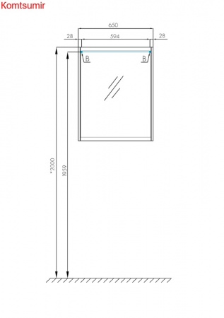 Зеркало-шкаф AQUATON Нортон 65 белое (1A249102NT010) Зеркало-шкаф AQUATON Нортон 65 белое (1A249102NT010)