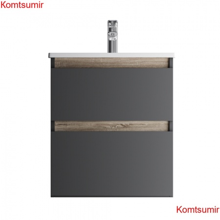 M85AFHX0552BM X-Joy, База под раковину, подвесная, 55 см, 2 ящика, черный матовый M85AFHX0552BM X-Joy, База под раковину, подвесная, 55 см, 2 ящика, черный матовый