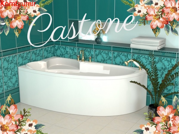 Ванна из искусственного камня Сastone Диана L/R 159x98 Ванна из искусственного камня Сastone Диана L/R 159x98
