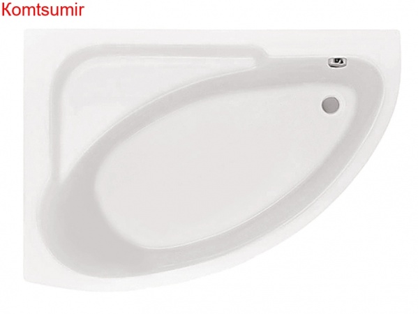 Ванна акриловая Santek Гоа асимметричная 150х100 левосторонняя белая Ванна акриловая Santek Гоа асимметричная 150х100 левосторонняя белая