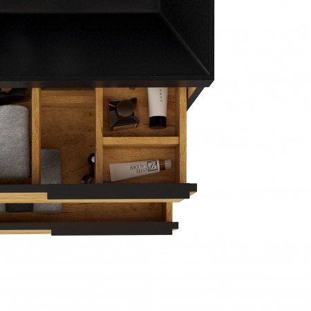 Тумба Fostero 60 подвесная Дуб Крафт золотой с раковиной Тумба Fostero 60 подвесная Дуб Крафт золотой с раковиной