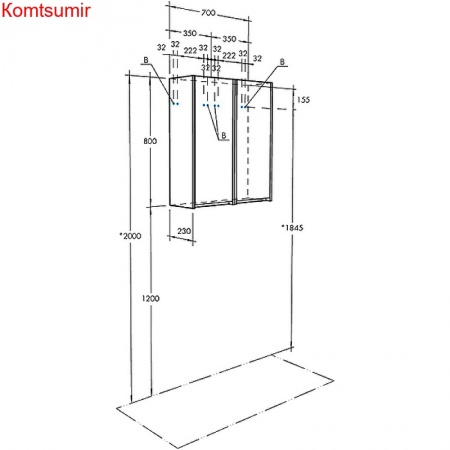 Подвесной шкаф Aquaton Сканди 35 Белый (1A255003SD010) Подвесной шкаф Aquaton Сканди 35 Белый (1A255003SD010)
