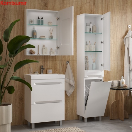 Пенал напольный с корзиной Corner 40 Пенал напольный с корзиной Corner 40